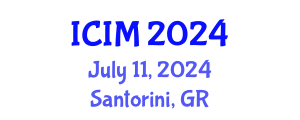 International Conference on Information and Management (ICIM) July 11, 2024 - Santorini, Greece