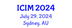 International Conference on Information and Management (ICIM) July 29, 2024 - Sydney, Australia