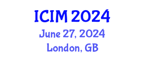International Conference on Information and Management (ICIM) June 27, 2024 - London, United Kingdom