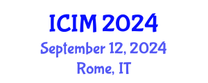 International Conference on Information and Management (ICIM) September 12, 2024 - Rome, Italy