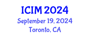 International Conference on Information and Management (ICIM) September 19, 2024 - Toronto, Canada