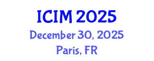 International Conference on Information and Management (ICIM) December 30, 2025 - Paris, France