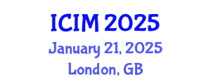 International Conference on Information and Management (ICIM) January 21, 2025 - London, United Kingdom