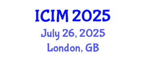 International Conference on Information and Management (ICIM) July 26, 2025 - London, United Kingdom
