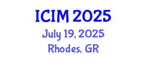 International Conference on Information and Management (ICIM) July 19, 2025 - Rhodes, Greece
