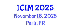 International Conference on Information and Management (ICIM) November 18, 2025 - Paris, France