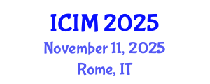 International Conference on Information and Management (ICIM) November 11, 2025 - Rome, Italy
