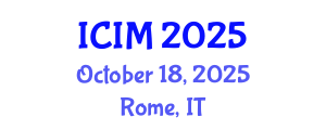 International Conference on Information and Management (ICIM) October 18, 2025 - Rome, Italy