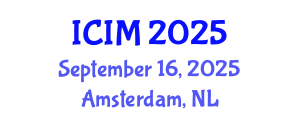 International Conference on Information and Management (ICIM) September 16, 2025 - Amsterdam, Netherlands