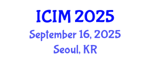 International Conference on Information and Management (ICIM) September 16, 2025 - Seoul, Republic of Korea