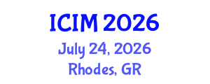 International Conference on Information and Management (ICIM) July 24, 2026 - Rhodes, Greece