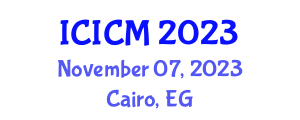 International Conference on Information Communication and Management (ICICM) November 07, 2023 - Cairo, Egypt
