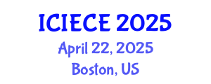 International Conference on Information, Electronic and Communications Engineering (ICIECE) April 22, 2025 - Boston, United States