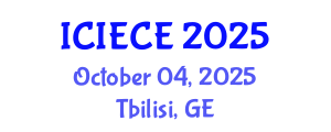 International Conference on Information, Electronic and Communications Engineering (ICIECE) October 04, 2025 - Tbilisi, Georgia