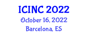 International Conference on Information, Networks and Communications (ICINC) October 16, 2022 - Barcelona, Spain
