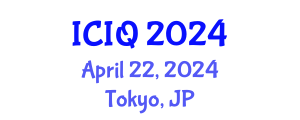 International Conference on Information Quality (ICIQ) April 22, 2024 - Tokyo, Japan