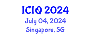 International Conference on Information Quality (ICIQ) July 04, 2024 - Singapore, Singapore