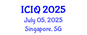 International Conference on Information Quality (ICIQ) July 05, 2025 - Singapore, Singapore
