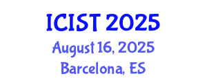 International Conference on Information Science and Technology (ICIST) August 16, 2025 - Barcelona, Spain
