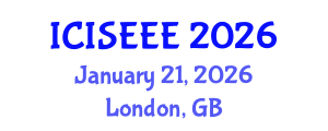 International Conference on Information Science, Electronics and Electrical Engineering (ICISEEE) January 21, 2026 - London, United Kingdom