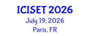 International Conference on Information Science, Engineering and Technology (ICISET) July 19, 2026 - Paris, France