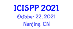 International Conference on Information Security and Privacy Protection (ICISPP) October 22, 2021 - Nanjing, China