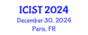 International Conference on Information Systems and Technology‎ (ICIST) December 30, 2024 - Paris, France
