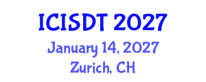 International Conference on Information Systems Design and Technology (ICISDT) January 14, 2027 - Zurich, Switzerland International Conference on Information Systems Design and Technology (ICISDT) January 14, 2027 - Zurich, Switzerland