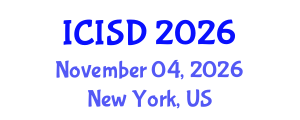 International Conference on Information Systems Development (ICISD) November 04, 2026 - New York, United States International Conference on Information Systems Development (ICISD) November 04, 2026 - New York, United States