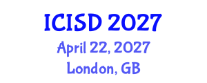 International Conference on Information Systems Development (ICISD) April 22, 2027 - London, United Kingdom International Conference on Information Systems Development (ICISD) April 22, 2027 - London, United Kingdom