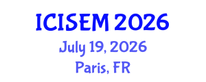 International Conference on Information Systems Engineering and Management (ICISEM) July 19, 2026 - Paris, France