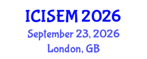 International Conference on Information Systems Engineering and Management (ICISEM) September 23, 2026 - London, United Kingdom