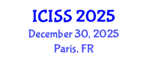 International Conference on Information Systems Security (ICISS) December 30, 2025 - Paris, France