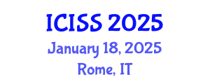 International Conference on Information Systems Security (ICISS) January 18, 2025 - Rome, Italy