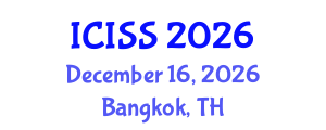 International Conference on Information Systems Security (ICISS) December 16, 2026 - Bangkok, Thailand International Conference on Information Systems Security (ICISS) December 16, 2026 - Bangkok, Thailand
