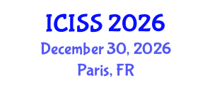 International Conference on Information Systems Security (ICISS) December 30, 2026 - Paris, France