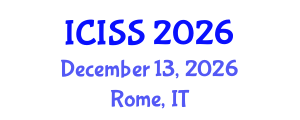 International Conference on Information Systems Security (ICISS) December 13, 2026 - Rome, Italy International Conference on Information Systems Security (ICISS) December 13, 2026 - Rome, Italy