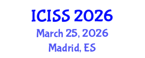 International Conference on Information Systems Security (ICISS) March 25, 2026 - Madrid, Spain