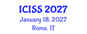 International Conference on Information Systems Security (ICISS) January 18, 2027 - Rome, Italy International Conference on Information Systems Security (ICISS) January 18, 2027 - Rome, Italy