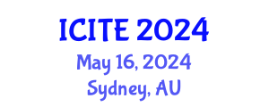 International Conference on Information Technology and Engineering (ICITE) May 16, 2024 - Sydney, Australia
