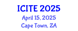 International Conference on Information Technology and Engineering (ICITE) April 15, 2025 - Cape Town, South Africa