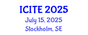 International Conference on Information Technology and Engineering (ICITE) July 15, 2025 - Stockholm, Sweden