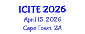 International Conference on Information Technology and Engineering (ICITE) April 15, 2026 - Cape Town, South Africa