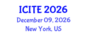 International Conference on Information Technology and Engineering (ICITE) December 09, 2026 - New York, United States International Conference on Information Technology and Engineering (ICITE) December 09, 2026 - New York, United States