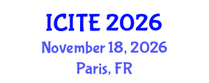 International Conference on Information Technology and Engineering (ICITE) November 18, 2026 - Paris, France