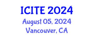 International Conference on Information Technology in Education (ICITE) August 05, 2024 - Vancouver, Canada