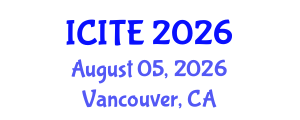 International Conference on Information Technology in Education (ICITE) August 05, 2026 - Vancouver, Canada