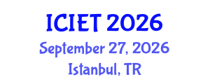 International Conference on Innovation and Educational Transformation (ICIET) September 27, 2026 - Istanbul, Turkey