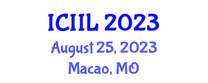 International Conference on Innovation and Industrial Logistics (ICIIL) August 25, 2023 - Macao, Macao