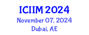 International Conference on Innovation and Information Management (ICIIM) November 07, 2024 - Dubai, United Arab Emirates
